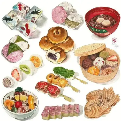 甜点手绘素材收集twikailenefalls