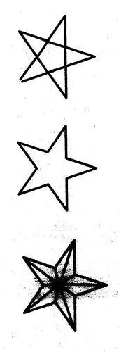 五角星简笔画五角星简笔画图片