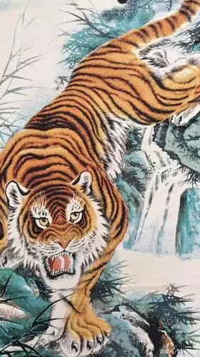 猛虎下山图-虎虎生辉