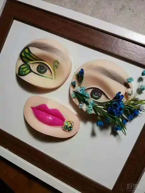 珠海爱尚国际美妆培训学校有哪些专业的半永久纹绣课程作品?