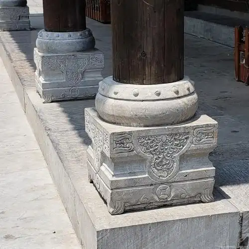 华有石业青石柱基石石柱墩柱顶石石雕柱墩柱脚石柱础加工定制