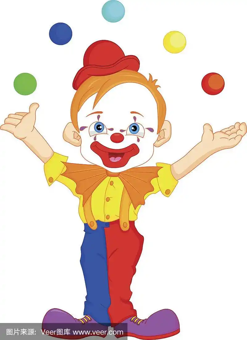 小丑的卡通