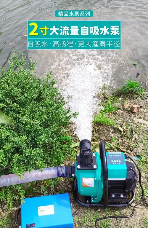 充电式大功率菜地浇水神器抽水泵农用灌溉48v直流电瓶水泵抽水机 48v