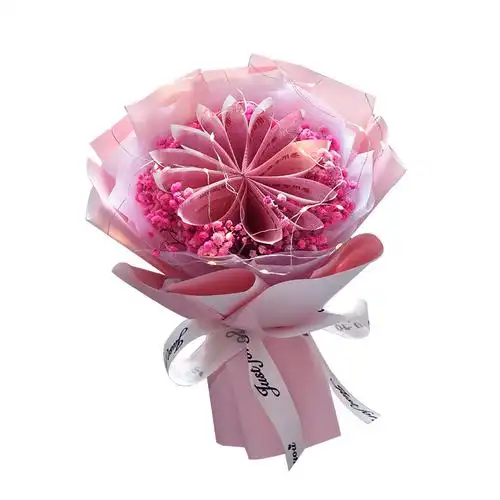 批发diy创意土豪花有钱花钱钱花束材料包生日新年节日送长辈送女