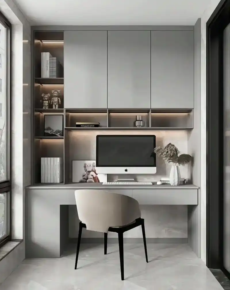 河南大象装饰.整理七款我心目中最好看的阳台书桌设计,送给正 - 抖音