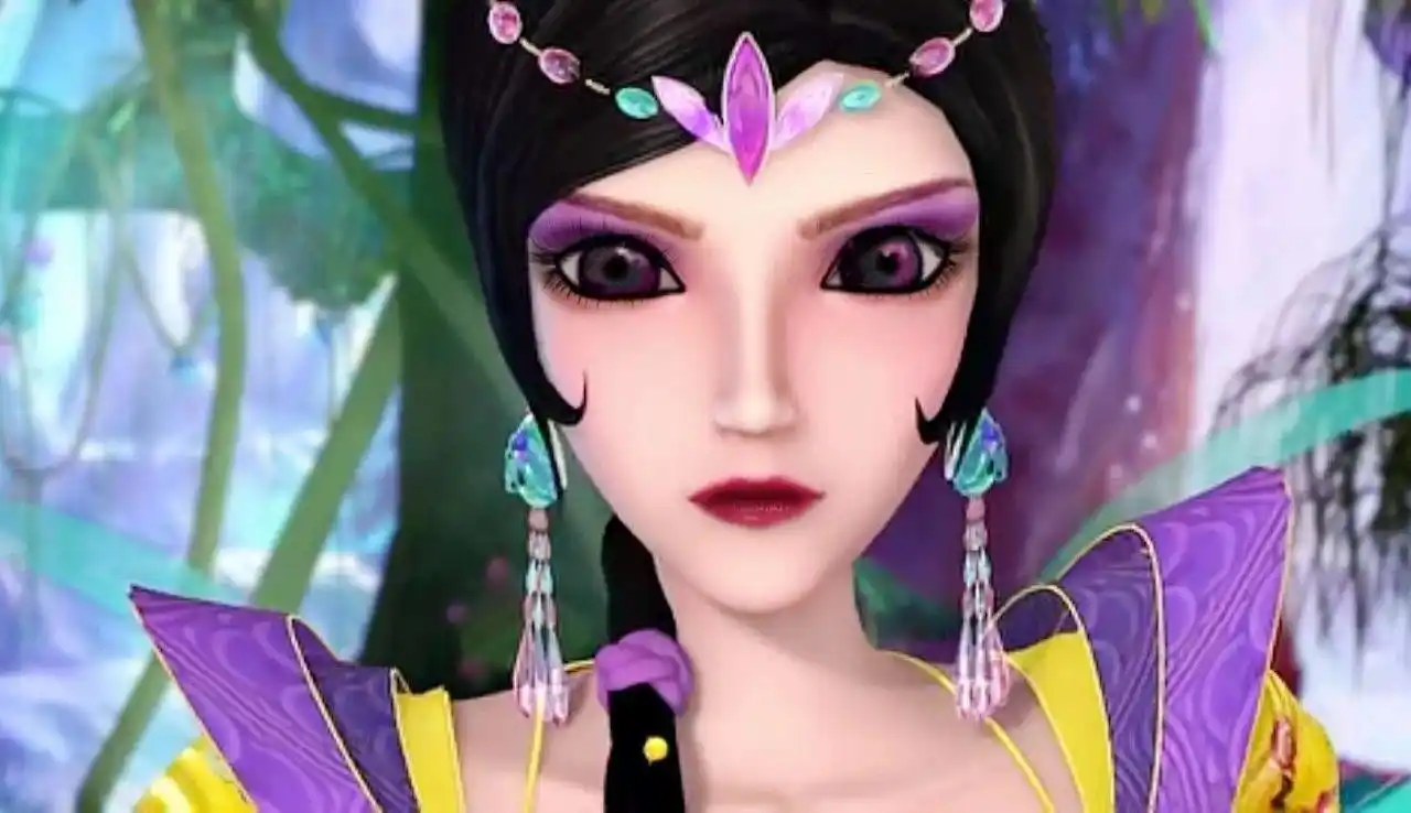 当叶罗丽仙子黑化后冰公主眼睛神似狐狸亮彩比灵公主还要美