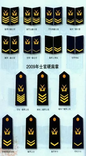 09式的士官军衔有所变更[图片],方便不了的同学查阅