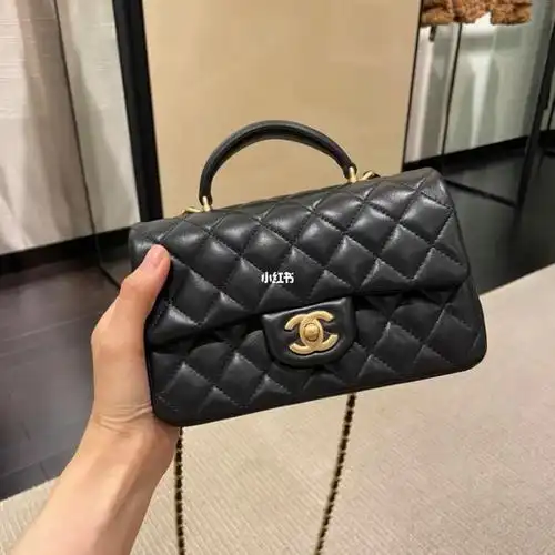 22b新chanel香奈儿包包经典cc 手提金属大m