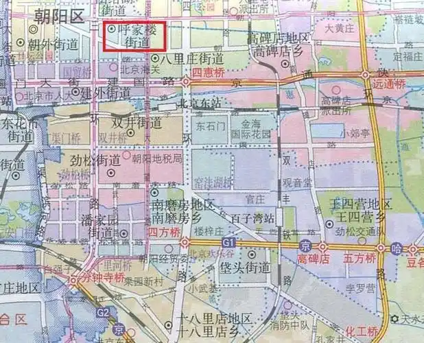 解析北京市朝阳区呼家楼街道:南侧是cbd,北侧则是永久老城区