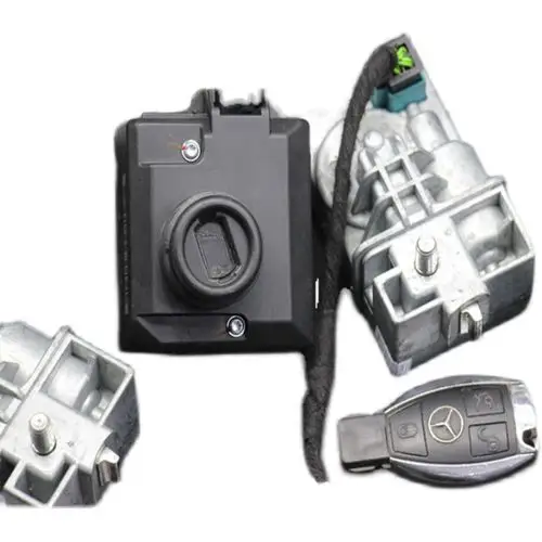 奔驰elv转向柱锁点火锁头方向盘c180中控锁