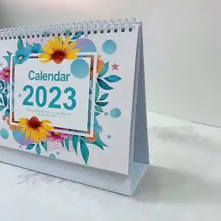 创意日历2023年全英文台历美国假期台历亚马逊跨境英文台历专供