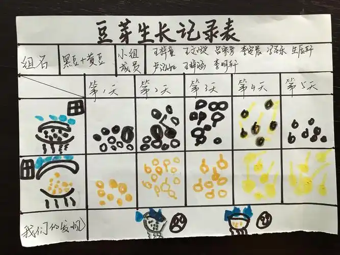 其它 灵山卫中心幼儿园大一班——《豆芽宝宝成长的秘密》 写美篇黄豆