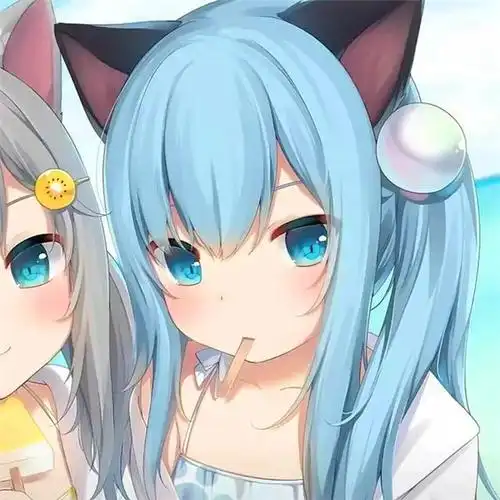 可爱漂亮动漫双人好闺蜜头像图片