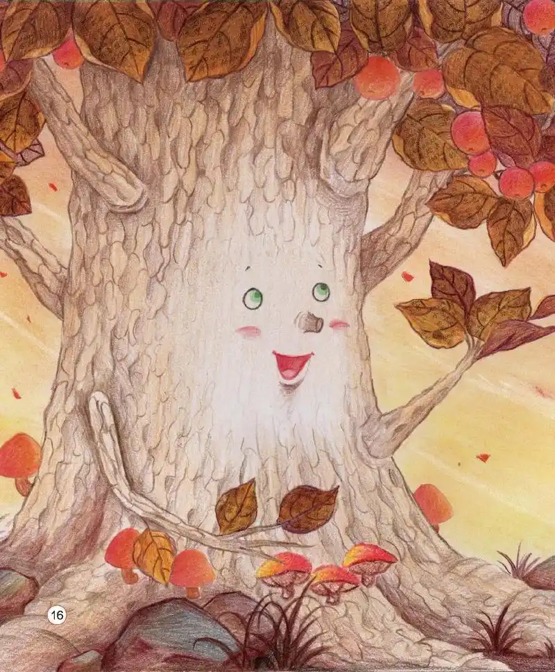 加油宝贝系列爱读童话故事的树,秋天风也了.#图文伙伴计划 #