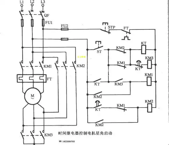 电路图一张 19 2013-06-17 根据《时间继电器控制自耦变压器降压启动