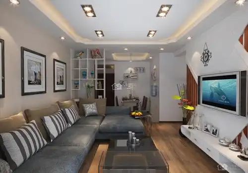 观府壹号现代简约108平米三房二厅二卫装修案例_众易居装修效果图大全