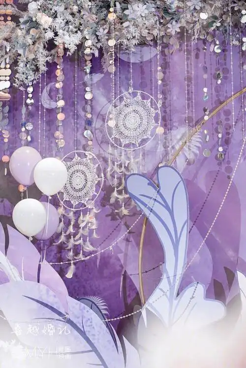 听说紫色也很有韵味紫色小预算ins风婚礼