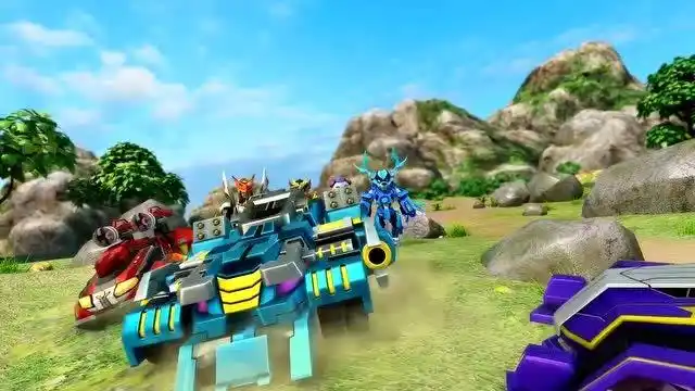 猪猪侠烈炎幻影霜拳与猪合体一起打架