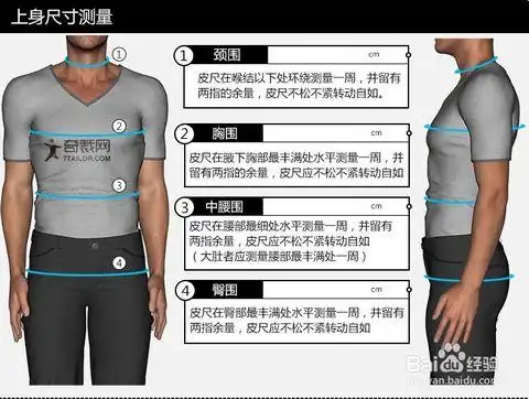 量身定制男士衬衫,如何测量衬衫尺寸