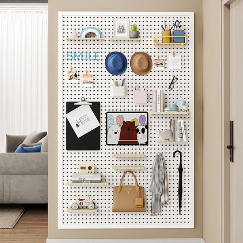 新品入户门挂衣墙板入户挂衣区洞洞板挂衣板壁挂墙背板入门洞洞板