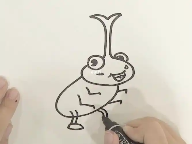 简笔画画独角仙画时代美术培训