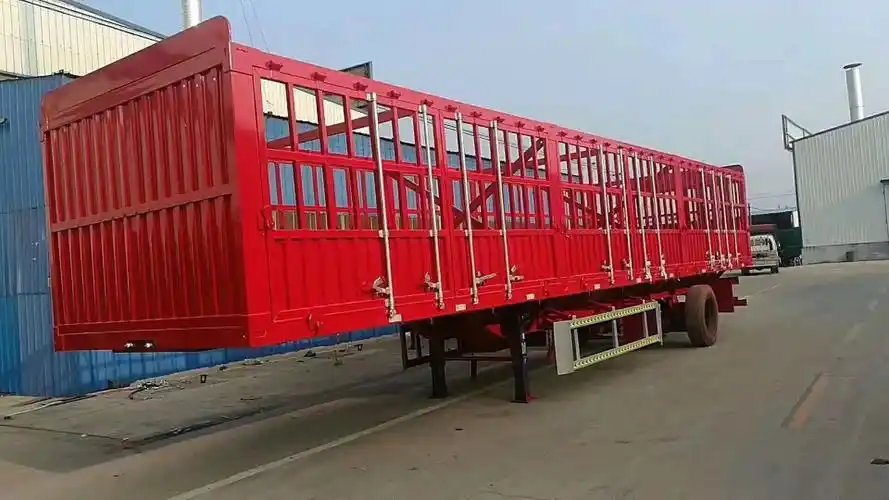 13米对开门式花栏半挂车尺寸标准 余杭