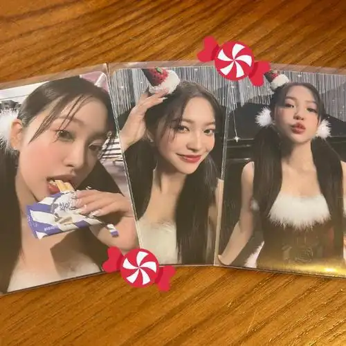 yeri超话90#金艺琳 清潭国际高中#221224 pink christmas 小卡实物