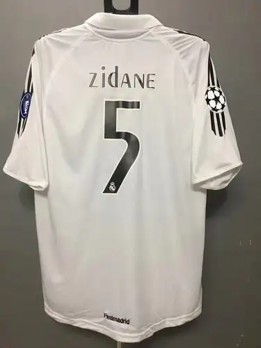 皇马球衣_05-06皇马主场短袖5号齐达内23号贝克汉姆罗纳尔多7劳尔菲戈