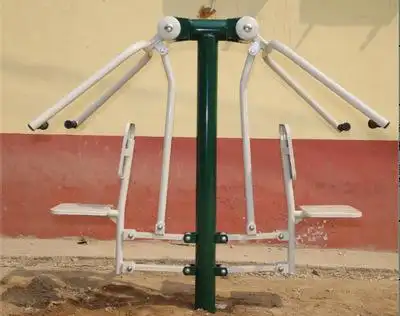 国标 双人坐推训练器户外健身器材小区公园运动路径健身锻炼器材