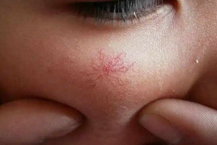 肝炎早期肝不好身上有红点图