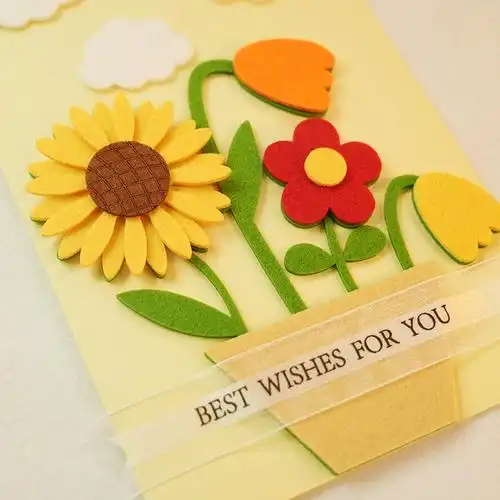 教师节创意贺卡diy手工制作材料包儿童感恩立体送老师花束礼物