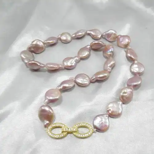 天然珍珠项链巴洛克不规则锁骨优雅蝴蝶蝴蝶花花朵项链