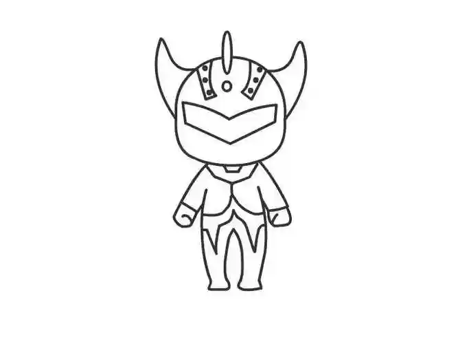 泰罗怎么画, 泰罗简笔画,泰罗奥特曼怎么画-养娃家