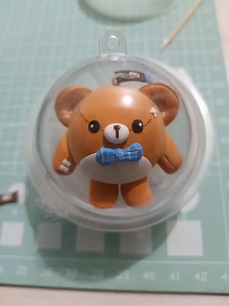 蛋仔派对仔仔熊制作过程图 它好可爱,制作过程有一张图片好像摩尔庄园