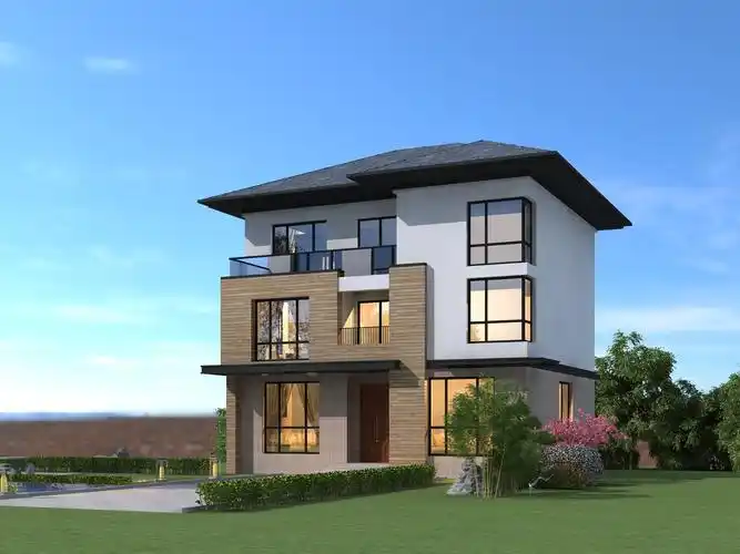 现代三层别墅设计图效果图