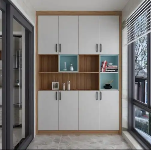 张家界中达装饰公司设计效果图推荐--阳台柜-储物柜类