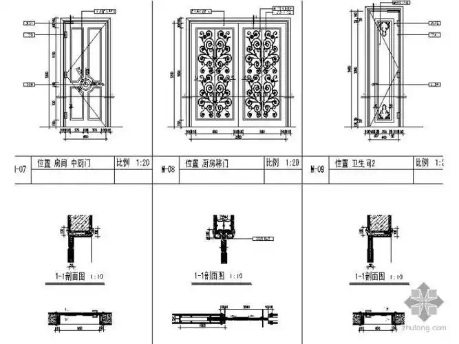 [分享]房间移门节点资料下载