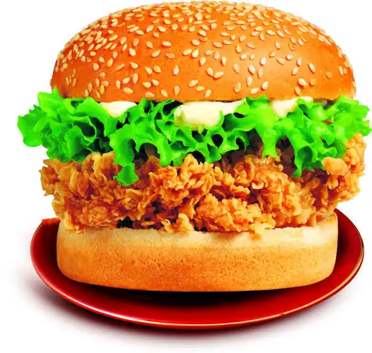 双层香脆鸡腿堡图片