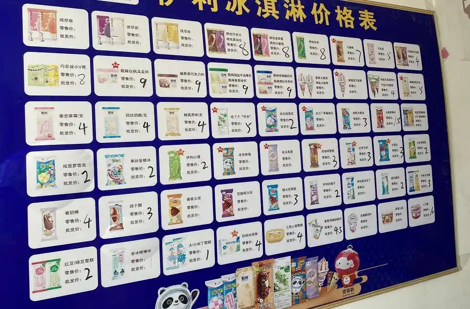 在新兴街的一家雪糕批发店里,记者看到,在售的雪糕价格在3-18元不等