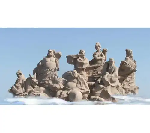 石雕八仙