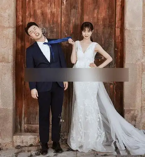 杜海涛为爱情减肥成功,结婚照瘦到不敢认,网友:沈梦辰眼光真毒