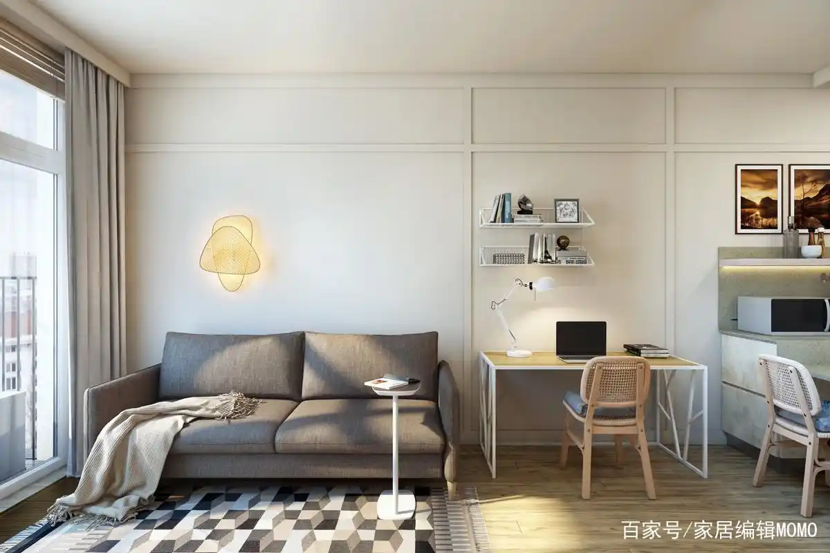 贴心女儿帮单亲妈妈买下28㎡公寓,装修简约大气,精致又舒适