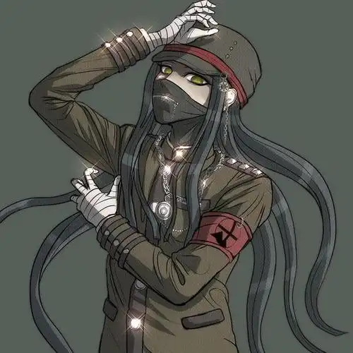 《弹丸论破》真宫寺是清,很多人评其为v3唯一一个纯黑人物,头像