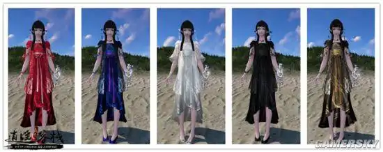 天涯明月刀心王醉花阴染色全体型展示心王醉花阴外观染色攻略