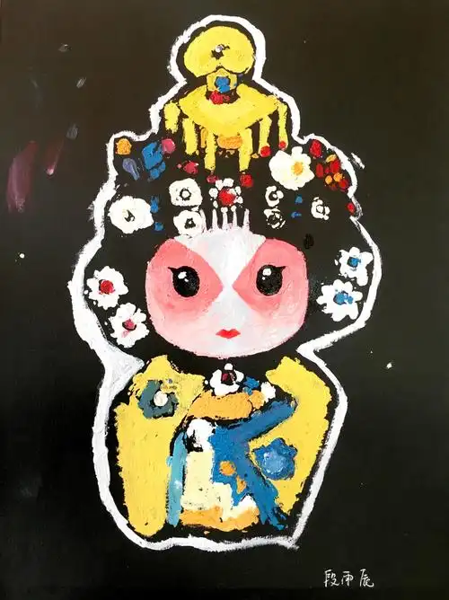 吹塑纸版画作业