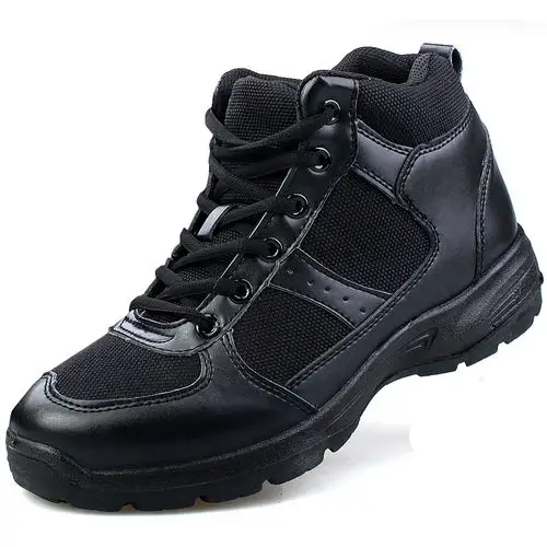 冬季作战靴作训鞋解放鞋黑色保安棉鞋羊毛防寒战术靴