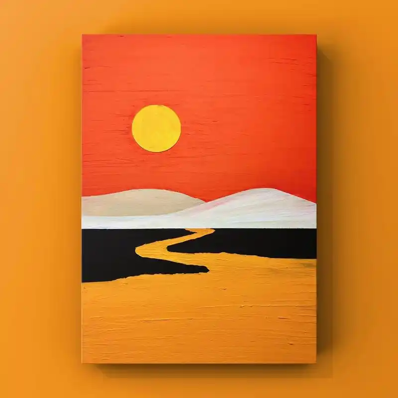 油画棒--白日依山尽「内含步骤图77色号」.