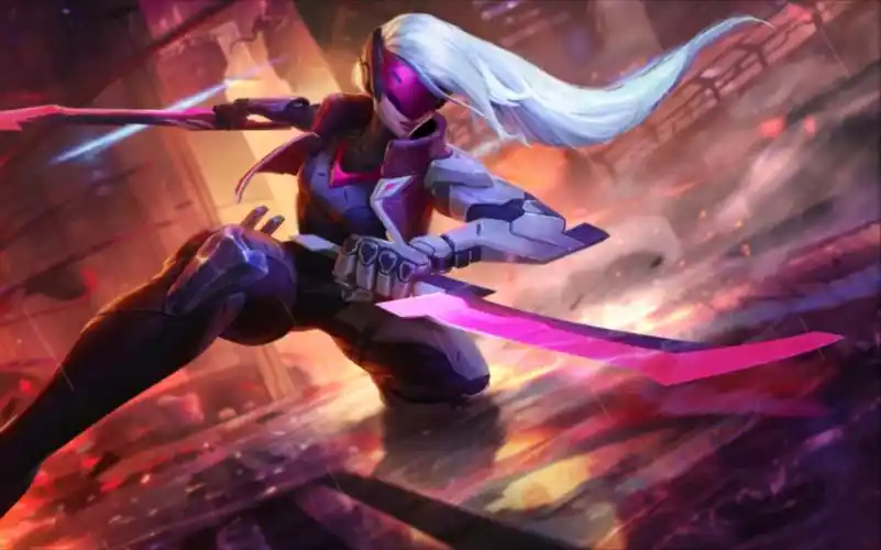 【英雄联盟手游】皮肤特效展示(源计划:雄心——卡特琳娜)_哔哩哔哩