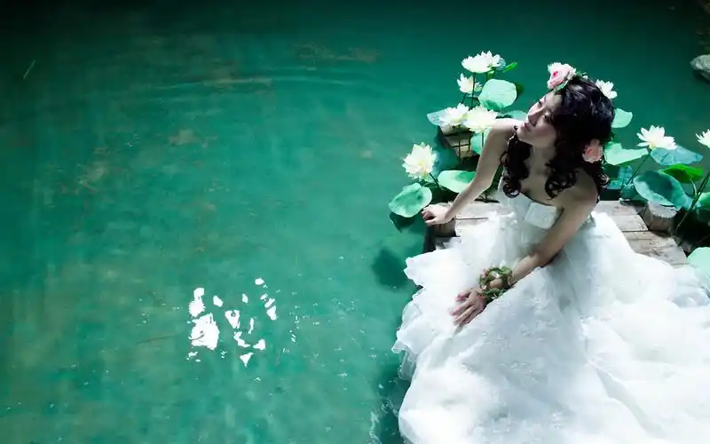 精美婚纱样片壁纸