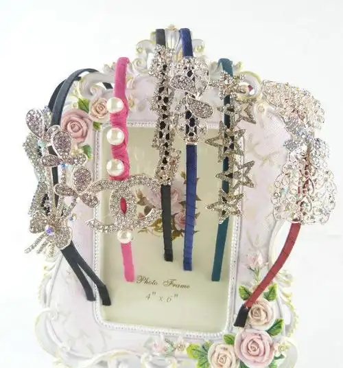 头饰厂家直销 韩版带钻发箍批发发饰混批 淘宝地摊10元店货源